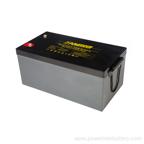 12v 260ah deep cycle lead acid agm battery